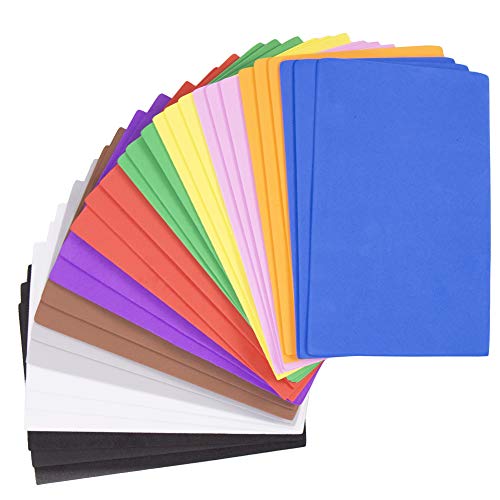 Horizon Group USA Rainbow Foam Sheets, 12 X 18, Pack of 12, Mult...