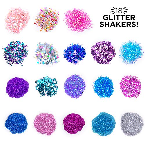 Horizon Group USA Specialty Glitter Shakers, 18 Glitter Shakers, A...