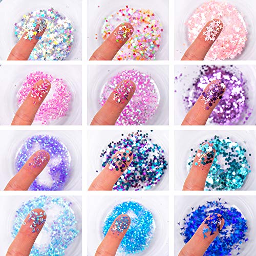 Horizon Group USA Specialty Glitter Shakers, 18 Glitter Shakers, A...