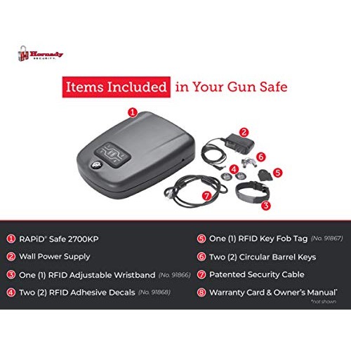 Hornady 98172 RAPiD Safe 2700KP Hand Security Safe, X-Large