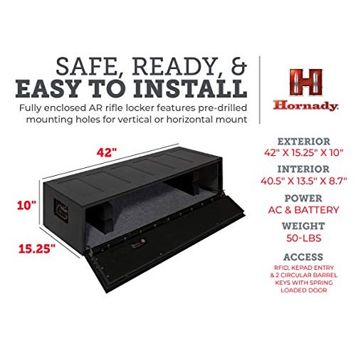 Hornady Rapid Safe AR Locker with RFID Touch Free Entry - Tamp...