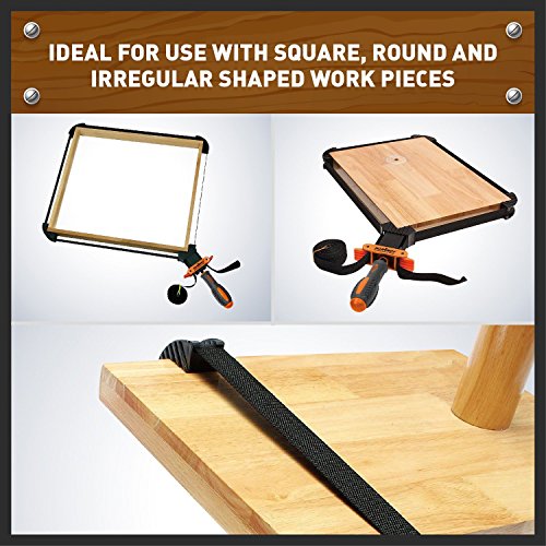 HORUSDY Band Clamp, Woodworking Frame Clamp Strap Holder for Pictu...