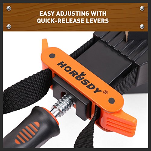 HORUSDY Band Clamp, Woodworking Frame Clamp Strap Holder for Pictu...