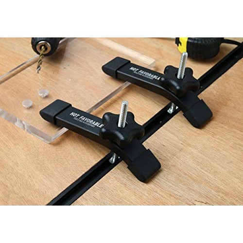 Hot Favorable T-Track Hold Down Clamps,6-3/8L x 1-1/4 Width-Wood...