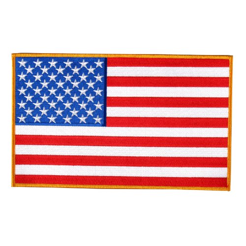 Hot Leathers American Flag Patch 5 Width x 3 Height