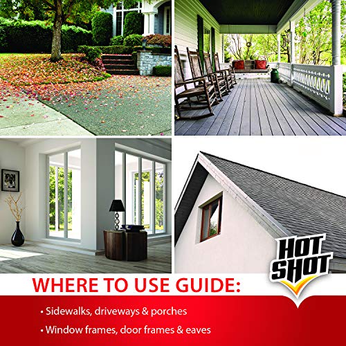Hot Shot 96782 Ant, Roach & Spider Killer Insecticide, 17.5 oz, Ye...