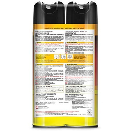 Hot Shot HG-26782 Ant, Roach & Spider Killer 2-17.5 oz Aerosol, Le...