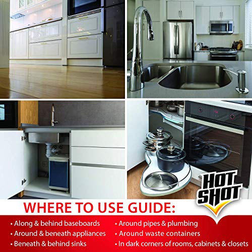 Hot Shot HG-26782 Ant, Roach & Spider Killer 2-17.5 oz Aerosol, Le...