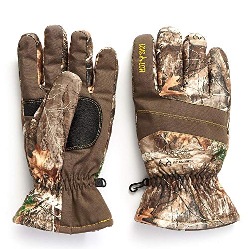 Hot Shot Mens Camo Defender Glove - Realtree Edge Outdoor Hunting...