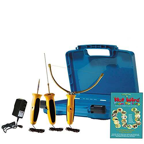 Hot Wire Foam Factory Crafters Deluxe 3-in-1 Sculpting Tool, 3 Inc...