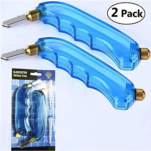 2 Pack Pistol Grip Oil Feed Glass Cutter - Heavy Duty Perfect for ...