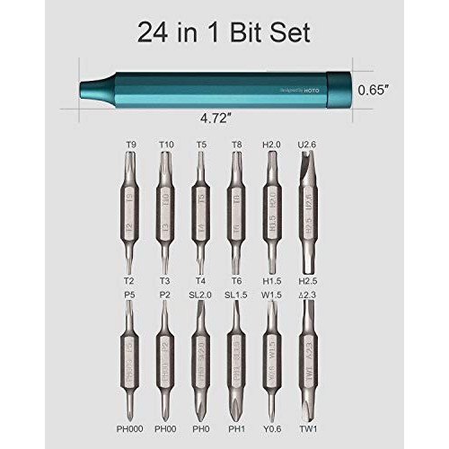 HOTO Screwdriver Sets, 24-in-1 Mini Screwdriver Set, Precision Scr...