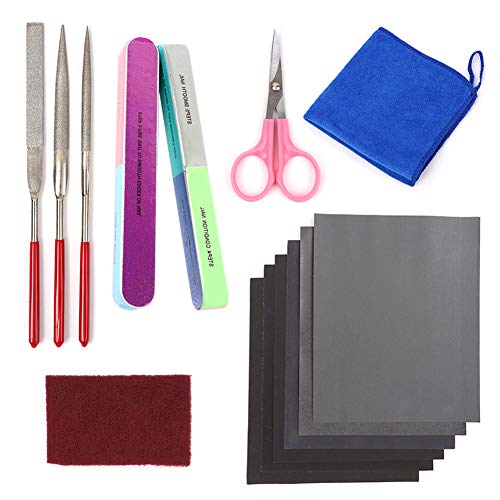15 Pieces Resin Casting Polishing Tools Set, Include Sand Papers, ...