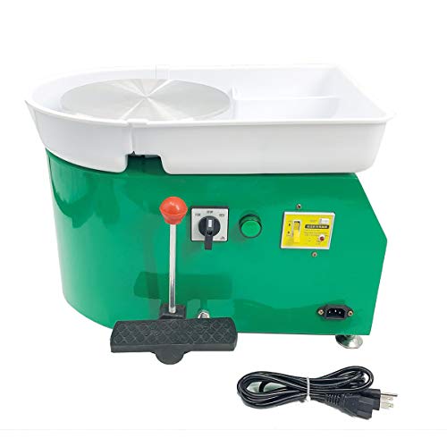 HOTSTORE 25CM 350W Electric Pottery Wheel Machine with Foot Pedal ...