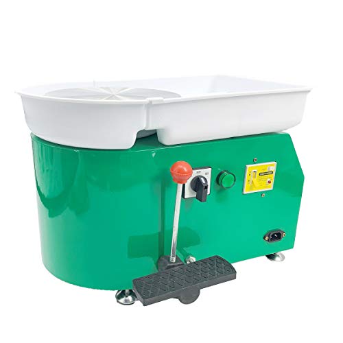 HOTSTORE 25CM 350W Electric Pottery Wheel Machine with Foot Pedal ...