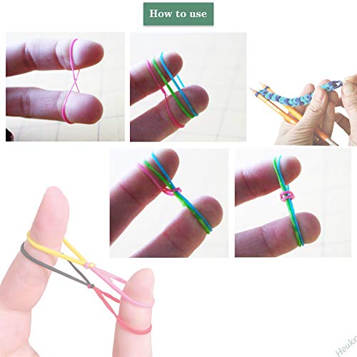 Houkr 11900+ Rainbow Rubber Bands Refill Kit, 11,000 Loom Bands, R...