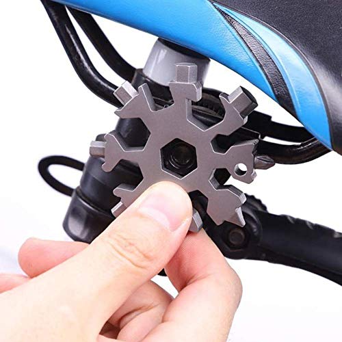 18 in 1 Snowflake Multi-tool Pocket Tool Spanner Hex Wrench Bottle...