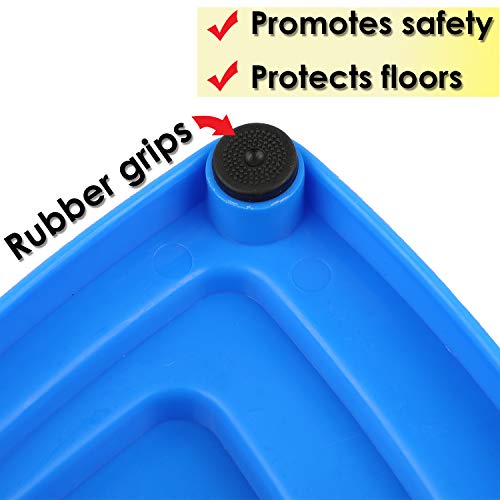 Houseables Balance Stepping Stones, Set of 9, Plastic, Multicolor,...