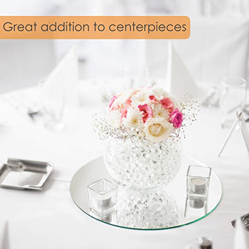 Houseables Glass Stone, Clear Marbles, Pebbles for Vases, 5 LB, 50...