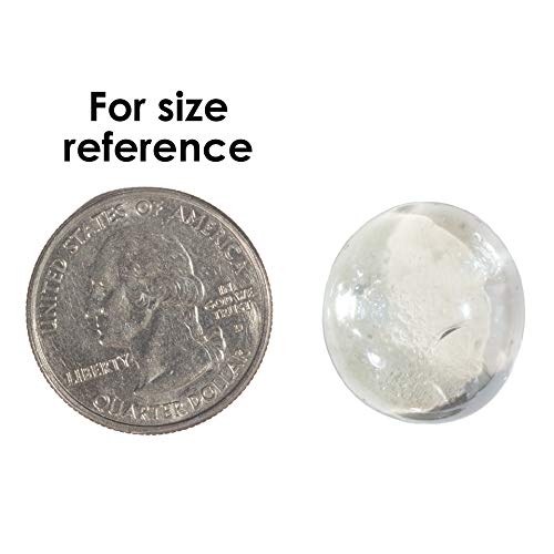 Houseables Glass Stone, Clear Marbles, Pebbles for Vases, 5 LB, 50...