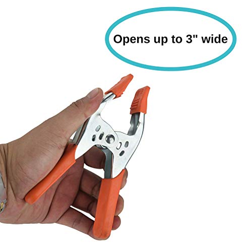 Houseables Spring Clamps, Heavy Duty Clamp, Metal, 8 Pack, 6 Inch,...