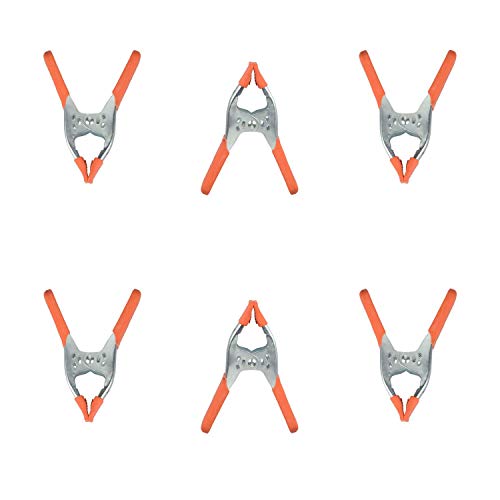 Houseables Spring Clamps, Heavy Duty Clamp, Metal, 8 Pack, 6 Inch,...