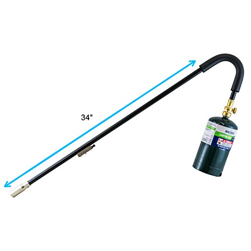 Houseables Weed Torch Propane Burner, Gas Vapor, Black, 20,000 BTU...
