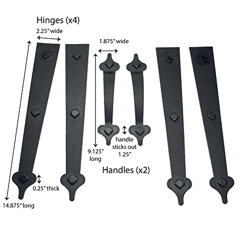 Household Essentials 240 Hinge It Magnetic Decorative Garage Door ...