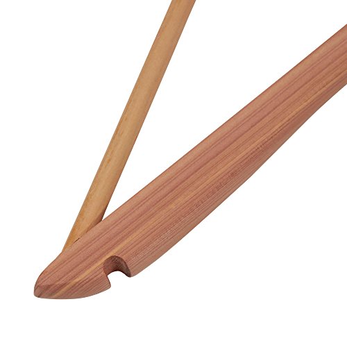 Household Essentials 26140 CedarFresh Red Cedar Wood Clothes Hange...