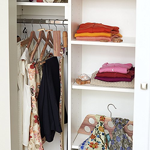 Household Essentials 26140 CedarFresh Red Cedar Wood Clothes Hange...