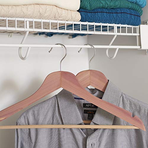 Household Essentials 26140 CedarFresh Red Cedar Wood Clothes Hange...
