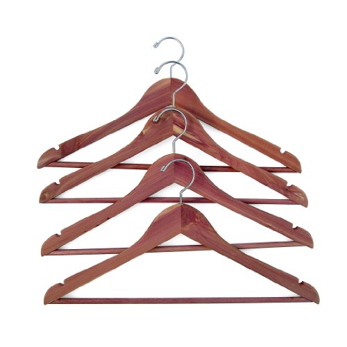 Household Essentials 26140 CedarFresh Red Cedar Wood Clothes Hange...