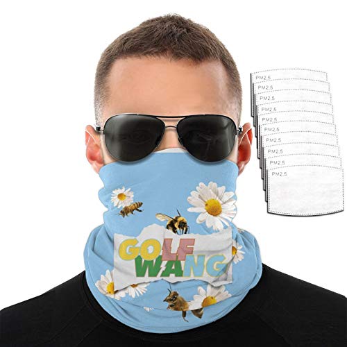 Tyler The Creator Golf Wang Tapestryseamless Neck Gaiter Shield Sc...