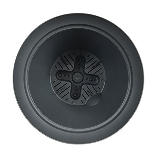 6 Pack 7-in. Flat Gray Plastic Self Watering Flare Flower Pot or G...