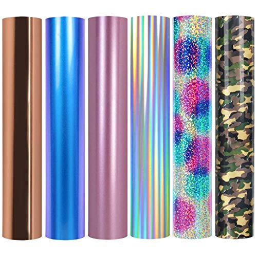 HOYURI Heat Transfer Vinyl HTV,PU Heat Transfer Vinyl Roll for for...