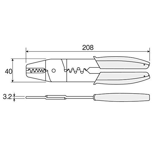 Hozan P-706 Open Barrel Crimper
