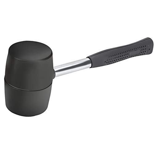 HOZEON 4 PCS Rubber Mallet Set, 32 16 10 8 Oz Rubber Head Hammer w...
