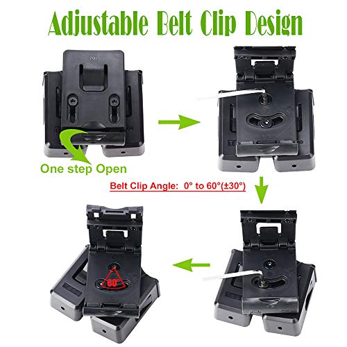 HQDA Universal Double Magazine Holster, Mags Pouch, Fits Glock 17 ...