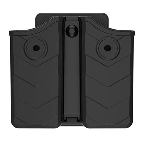 HQDA Universal Double Magazine Holster, Mags Pouch, Fits Glock 17 ...