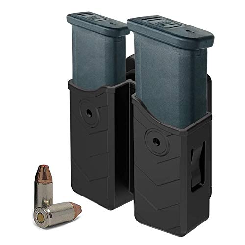 HQDA Universal Double Magazine Holster, Mags Pouch, Fits Glock 17 ...