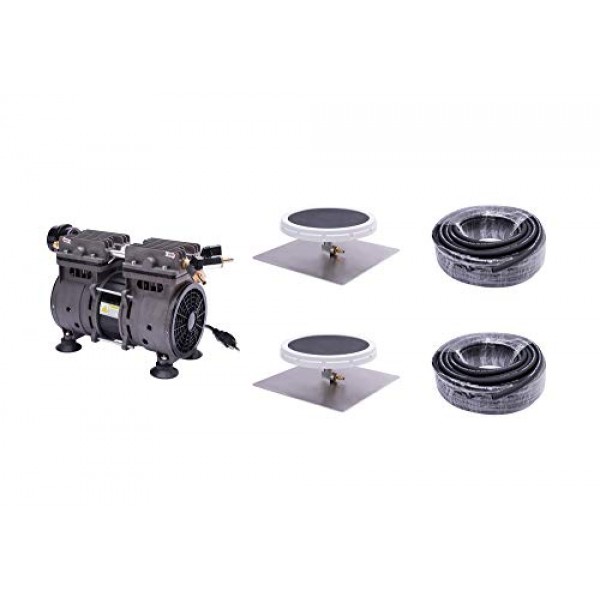 HQUA PAS20 Pond & Lake Aeration System for Up to 3 Acre, 1/2 HP Co...