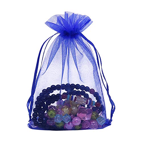 HRX Package 100pcs Multi-Colored Organza Bags,4 x 6 inches Christm...