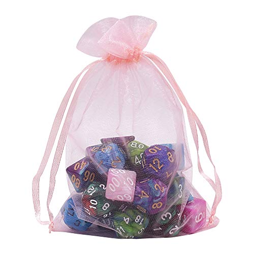 HRX Package 100pcs Multi-Colored Organza Bags,4 x 6 inches Christm...