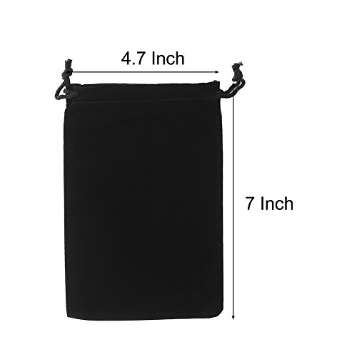 HRX Package 20pcs Velvet Drawstring Bags, 4.7 X 7 inches Velvet Po...