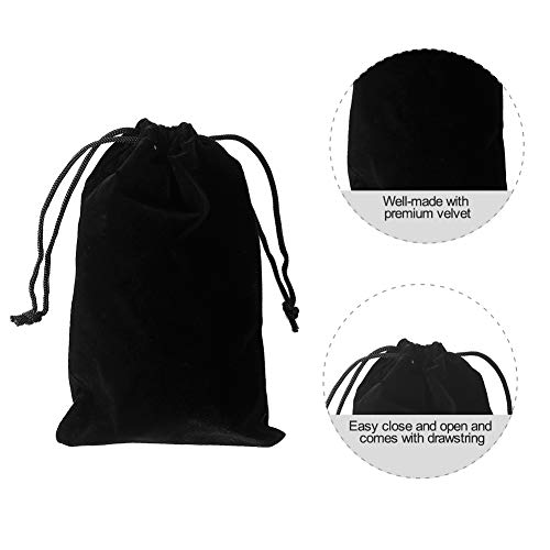 HRX Package 20pcs Velvet Drawstring Bags, 4.7 X 7 inches Velvet Po...