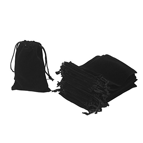 HRX Package 20pcs Velvet Drawstring Bags, 4.7 X 7 inches Velvet Po...