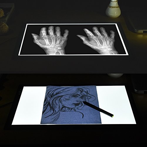 A3 Light Box Light Pad Aluminium Frame Touch Dimmer 11W Super Brig...