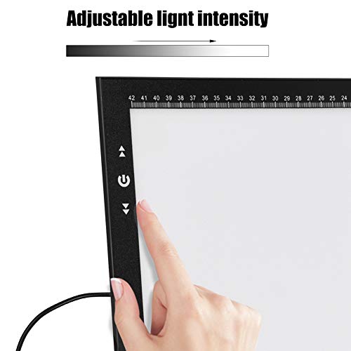 A3 Light Box Light Pad Aluminium Frame Touch Dimmer 11W Super Brig...