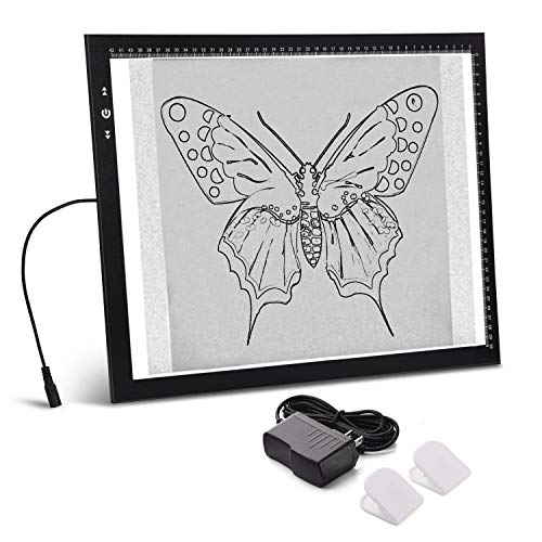 A3 Light Box Light Pad Aluminium Frame Touch Dimmer 11W Super Brig...