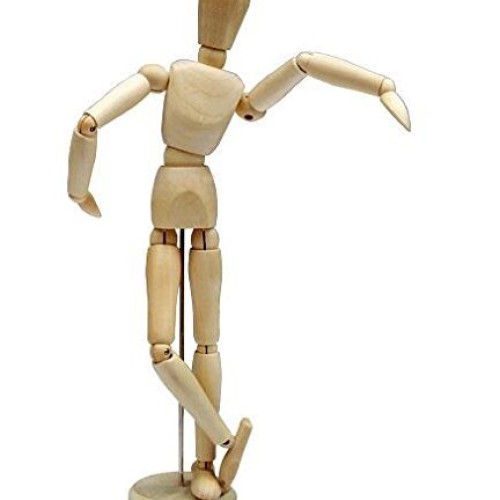 HSOMiD 12 Artists Wooden Manikin Jointed Mannequin Perfect for H...